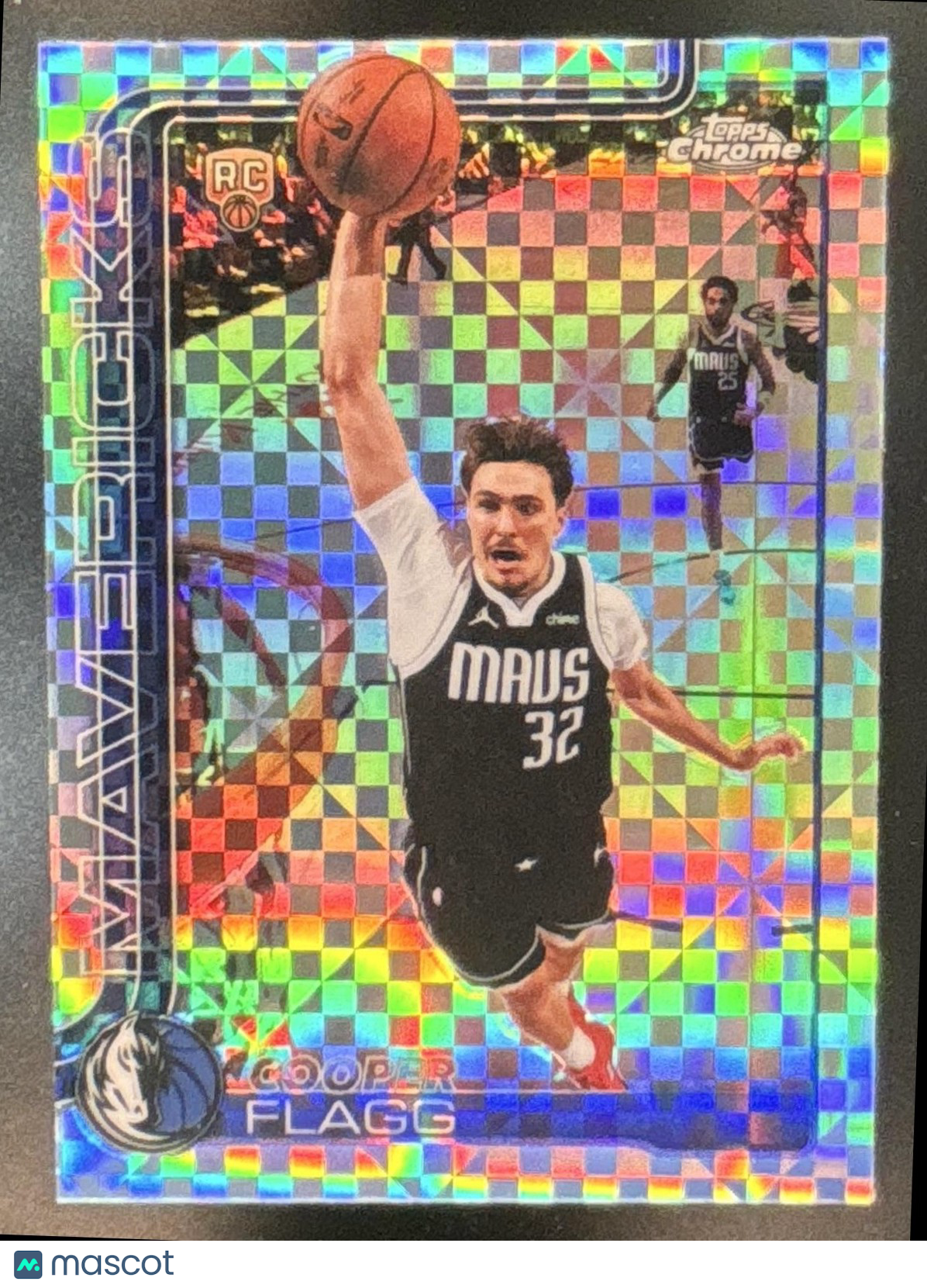 2025-26 Topps Chrome Update Cooper Flagg X-Fractor #151 RC Dallas Mavericks