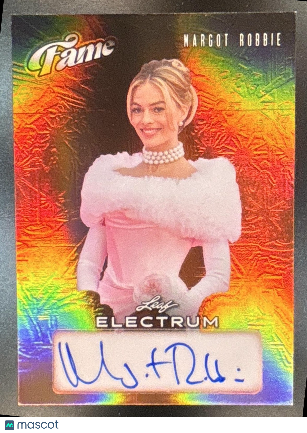 2024 Leaf Electrum Margot Robbie Fame Auto 1/1 #F-MR1 Auto