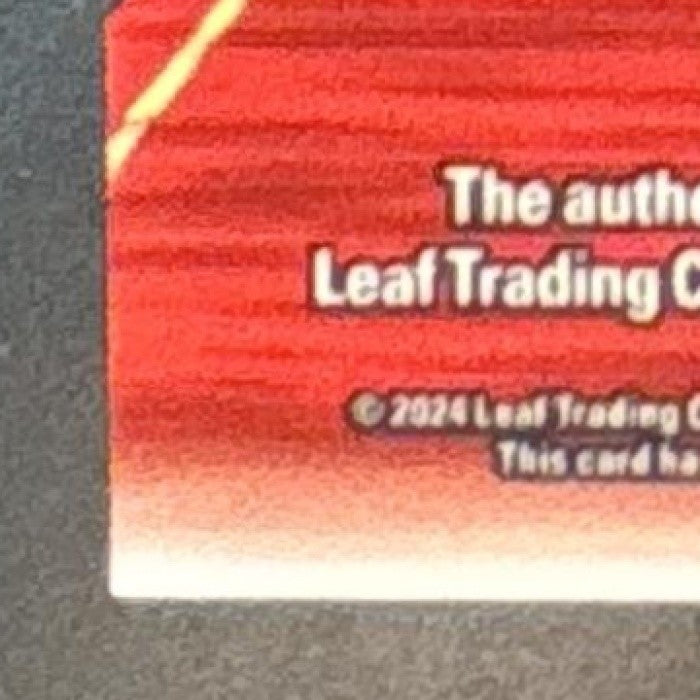 2024 Leaf Electrum Margot Robbie Fame Auto 1/1 #F-MR1 Auto