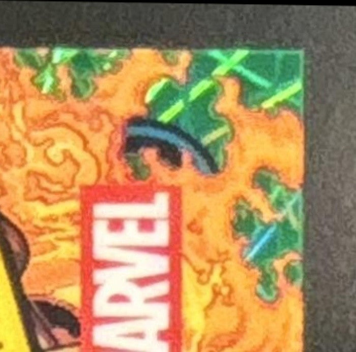 2025 Topps Chrome Marvel Ghost Rider Hulk Green Lazer Refractor /99 #183