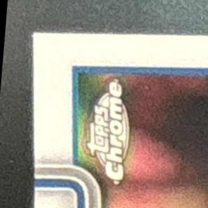 2025 Topps Chrome Amon-Ra St. Brown White Refractor /30 #98 Detroit Lions