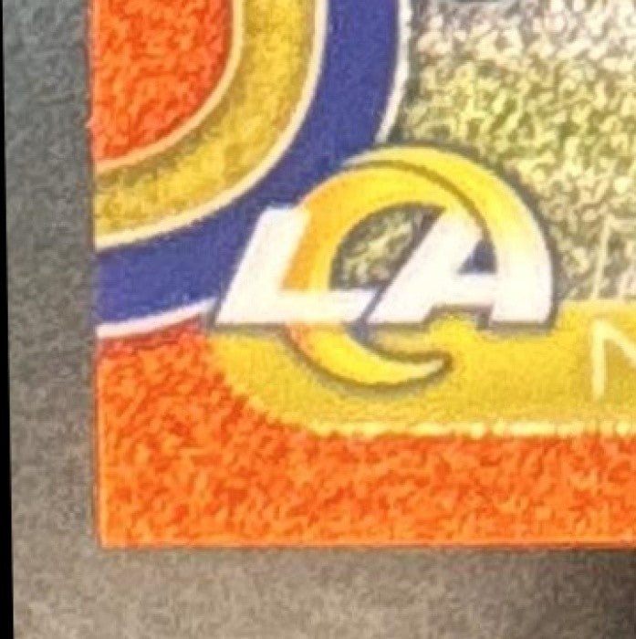 2025 Topps Chrome Puka Nacua Orange Glitter #166 SSP Los Angeles Rams