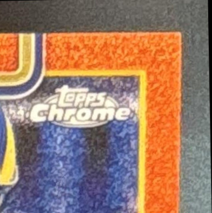 2025 Topps Chrome Puka Nacua Orange Glitter #166 SSP Los Angeles Rams