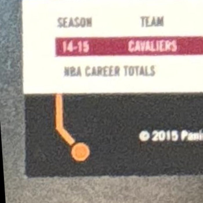 2015-16 Panini Prizm LeBron James Ruby Wave Prizms /350 #352 Cleveland Cavaliers