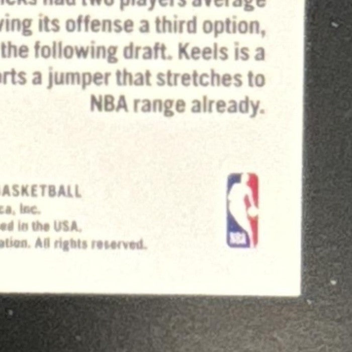 2022-23 Panini Donruss Trevor Keels Signatures #239 RC Auto New York Knicks