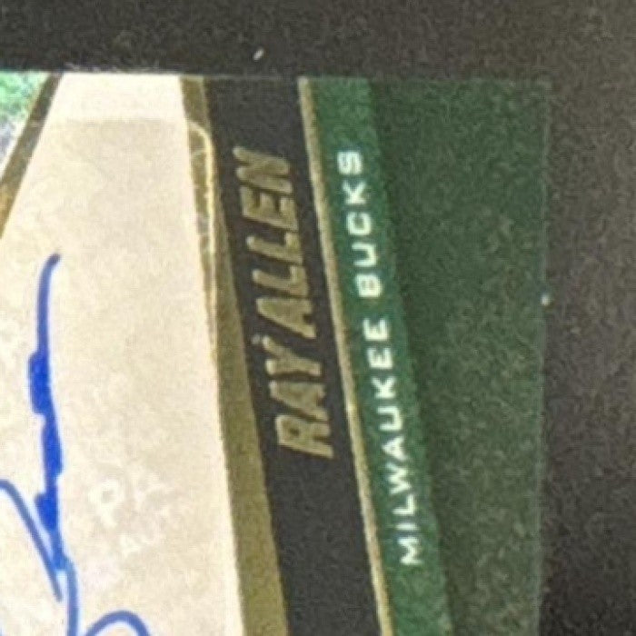 2021-22 Panini Revolution Ray Allen Auto #AG-RAL Milwaukee Bucks
