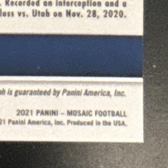 2021 Panini Mosaic Elijah Molden Rookie Auto Mosaic #RA-95 RC Tennessee Titans