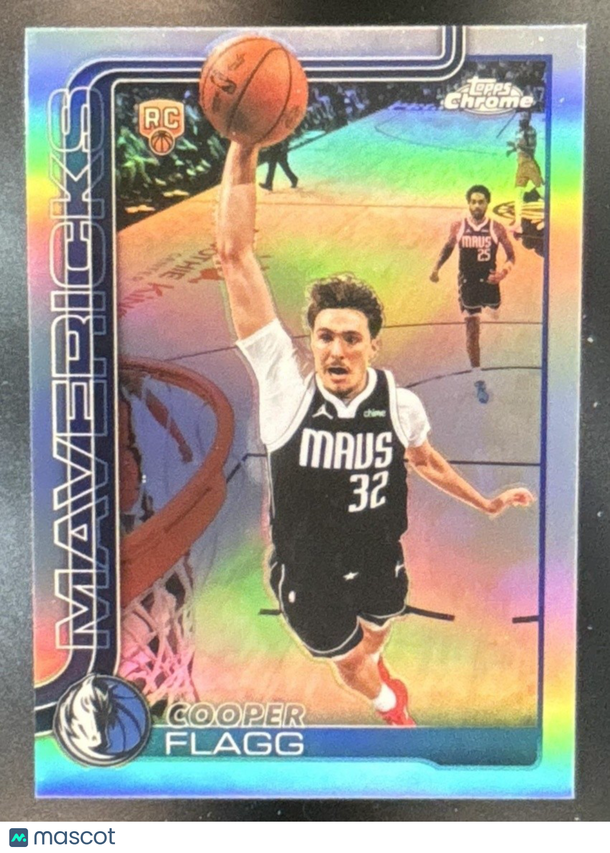 2025-26 Topps Chrome Update Cooper Flagg Refractor #151 RC Dallas Mavericks