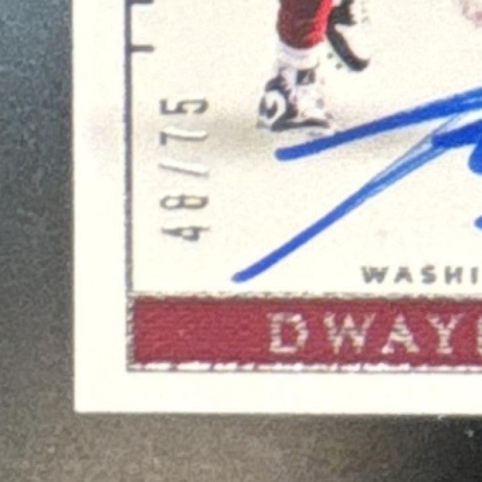 2019 Panini Impeccable Dwayne Haskins /75 #101 MEM Auto RC Washington Redskins
