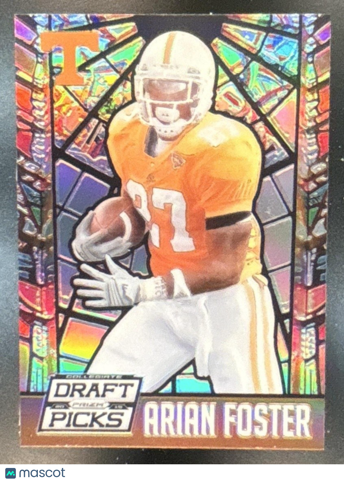 2015 Panini Prizm Collegiate Draft Picks Arian Foster Stained Glass Volunteers
