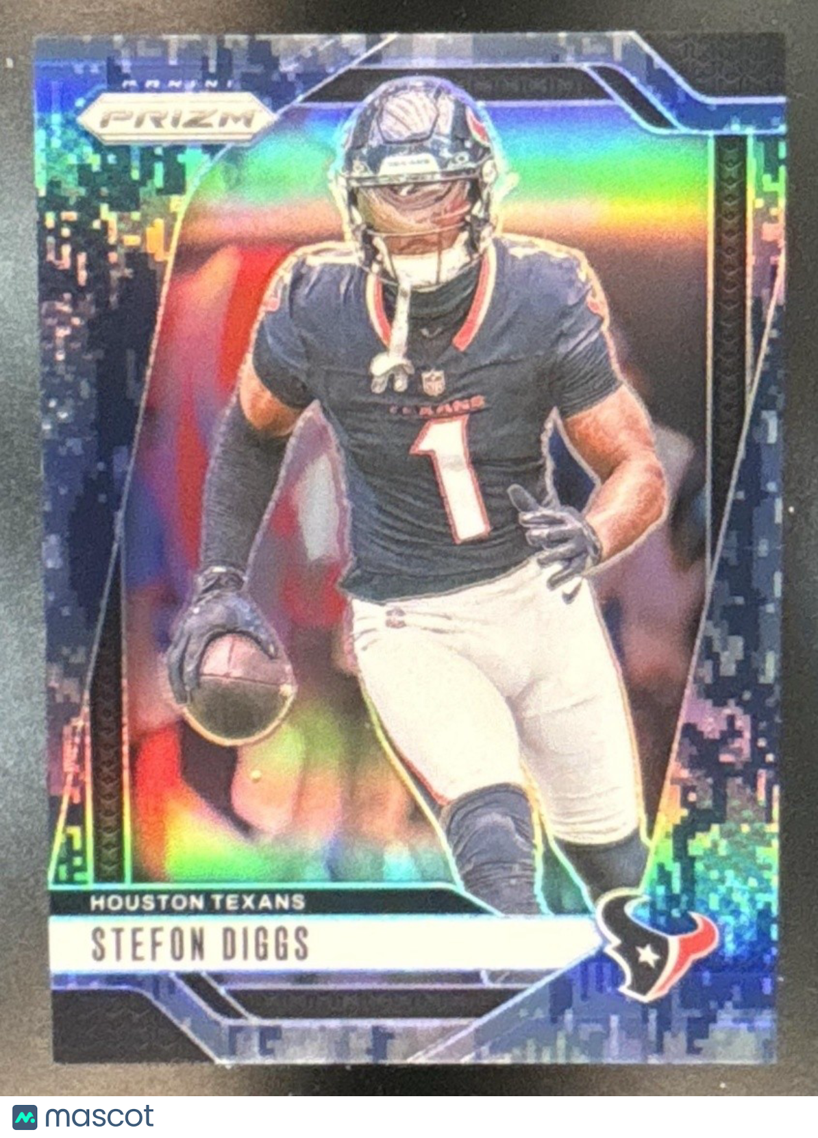 2024 Panini Prizm Stefon Diggs Navy Camo /25 #114 Houston Texans