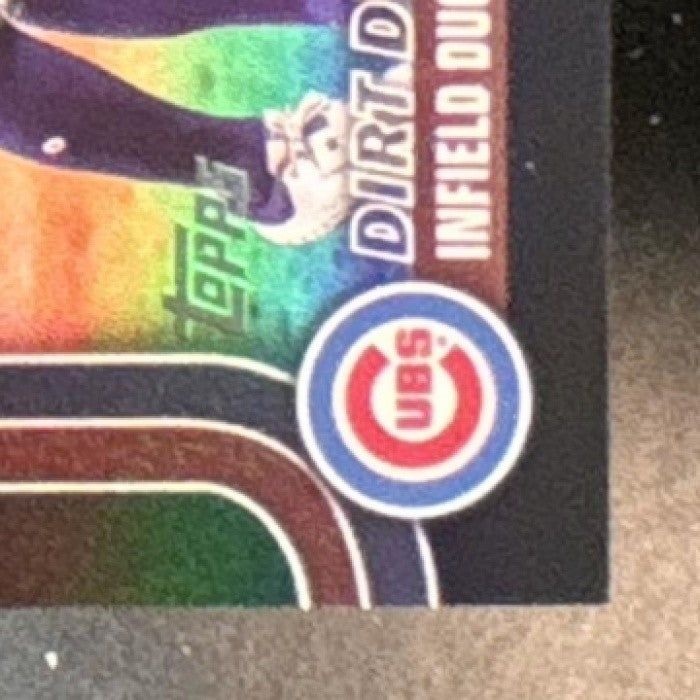 2025 Topps Update Dansby Swanson Matt Shaw Black Rainbow Foil /10 #US309 Cubs