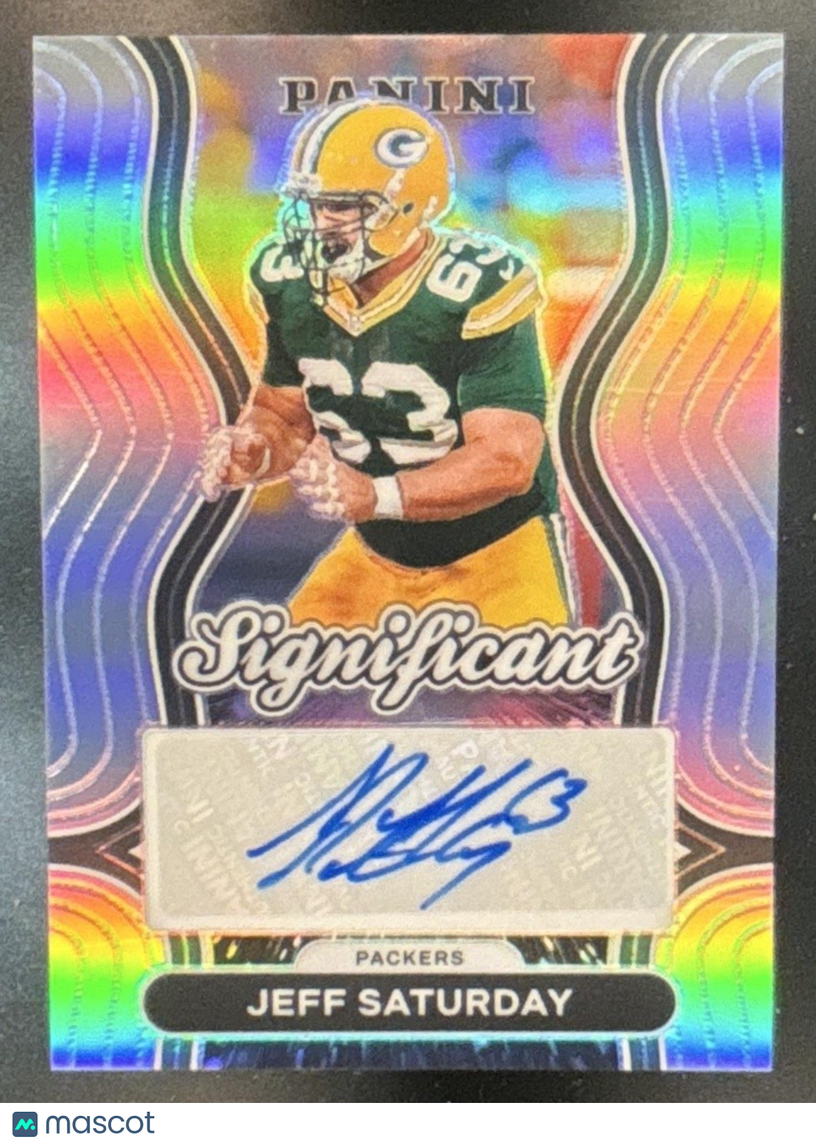 2024 Panini Prizm Jeff Saturday Significant Signatures #SS-JSY Auto
