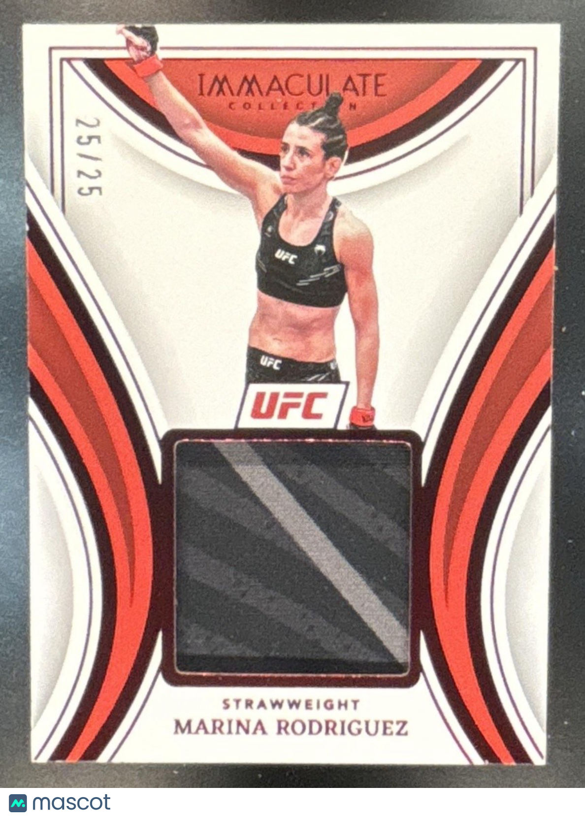 2023 Immaculate Collection UFC Marina Rodriguez Remarkable Memorabilia 25/25 MEM