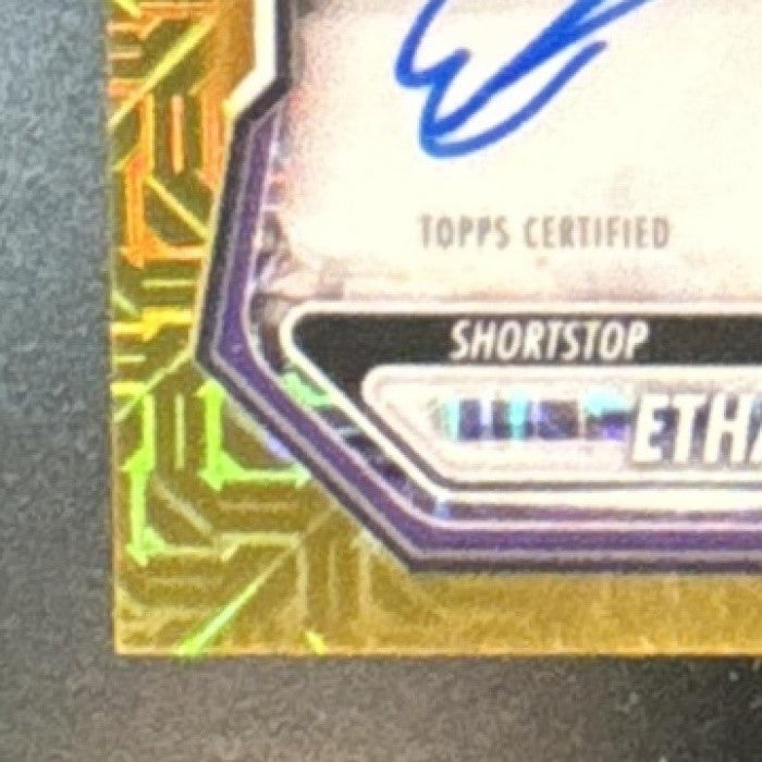 2026 Bowman Mega Box Ethan Holliday Chrome Prospect Auto Gold Mojo /50 Rockies