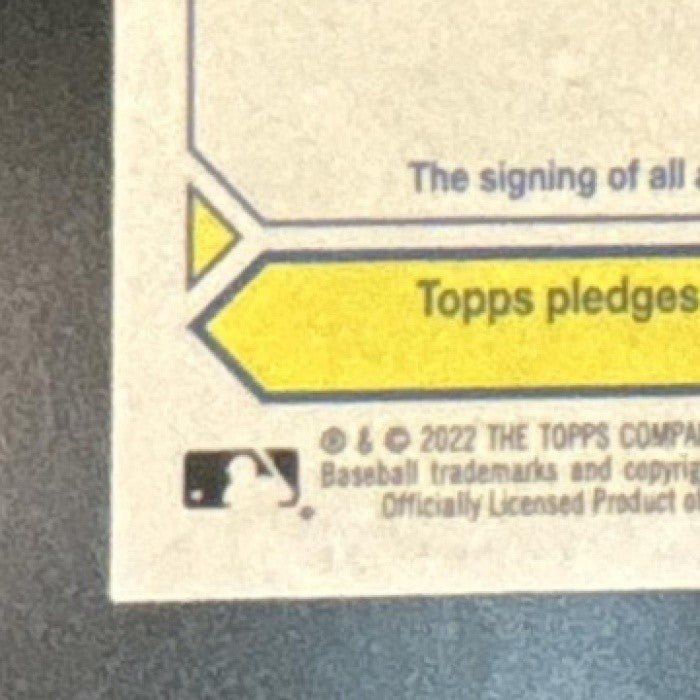 2022 Topps Update Corbin Burnes 1987 Baseball Auto Gold /50 Milwaukee Brewers