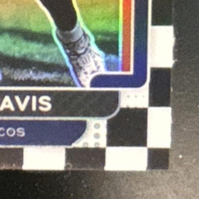 2021 Panini Prizm Terrell Davis Black and White Checker #206 Denver Broncos