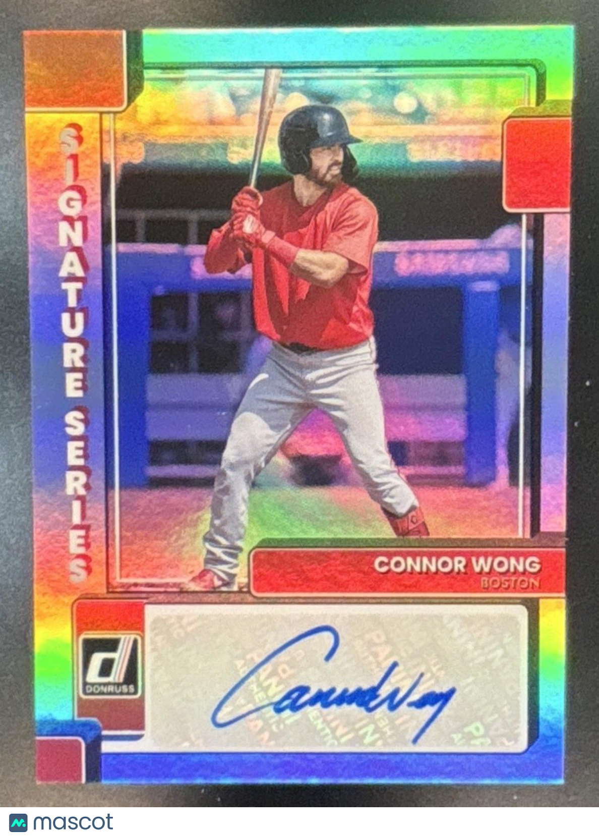 2022 Panini Donruss Connor Wong Signature Series #SS-CW Auto RC Boston Red Sox