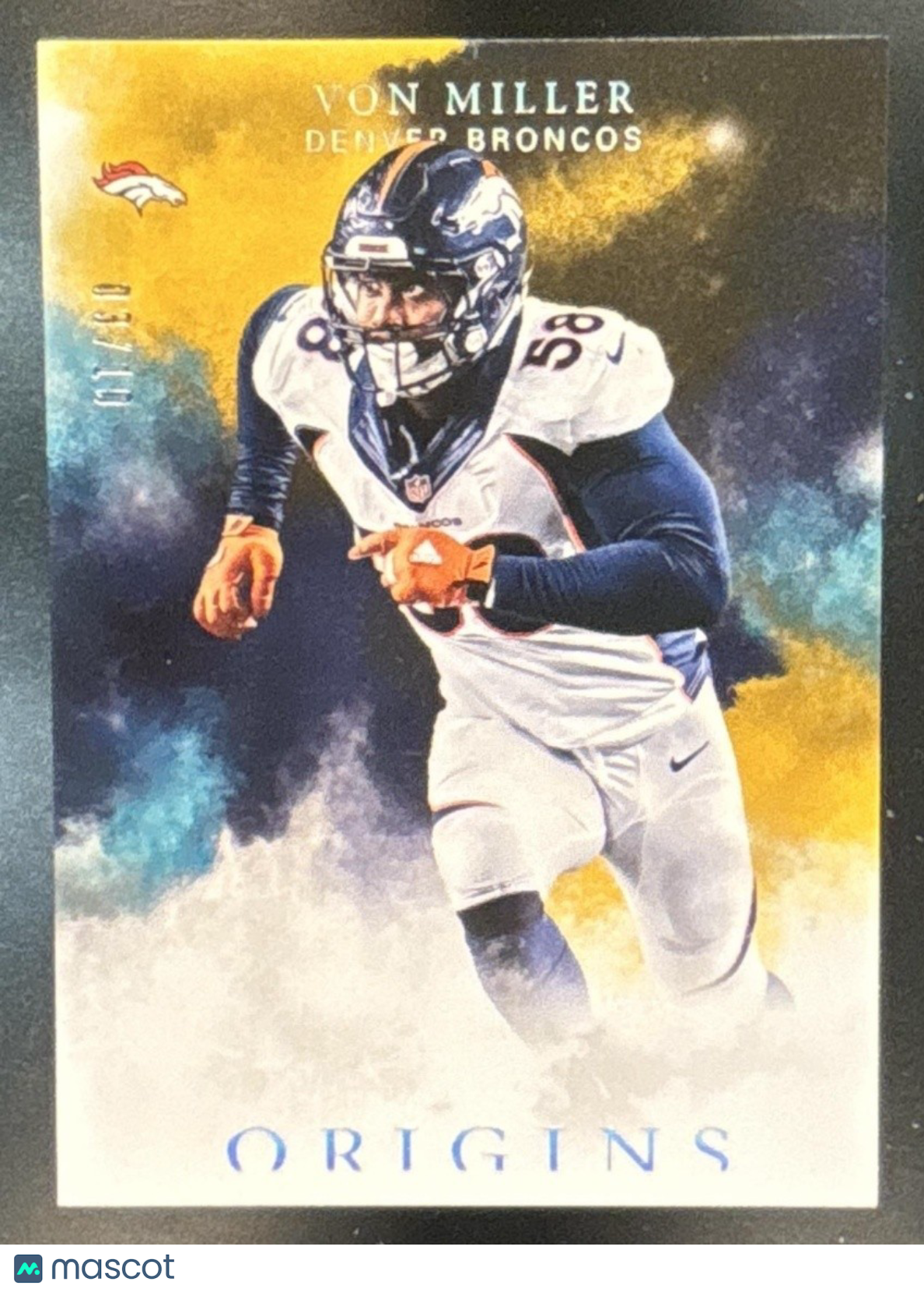 2016 Panini Origins Von Miller Gold /10 #49 Denver Broncos