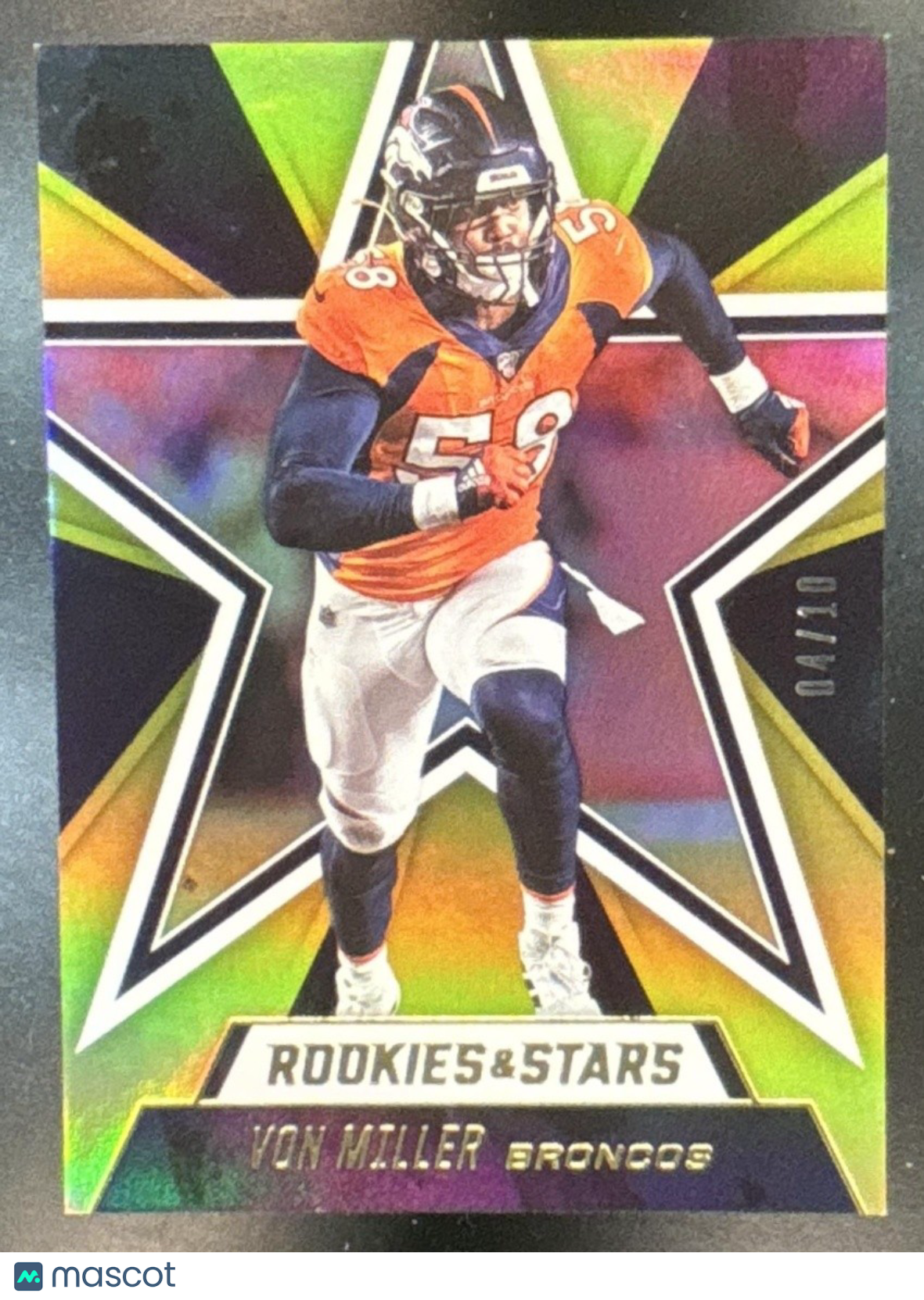 2020 Panini Rookies & Stars Von Miller Gold /10 #39 Denver Broncos