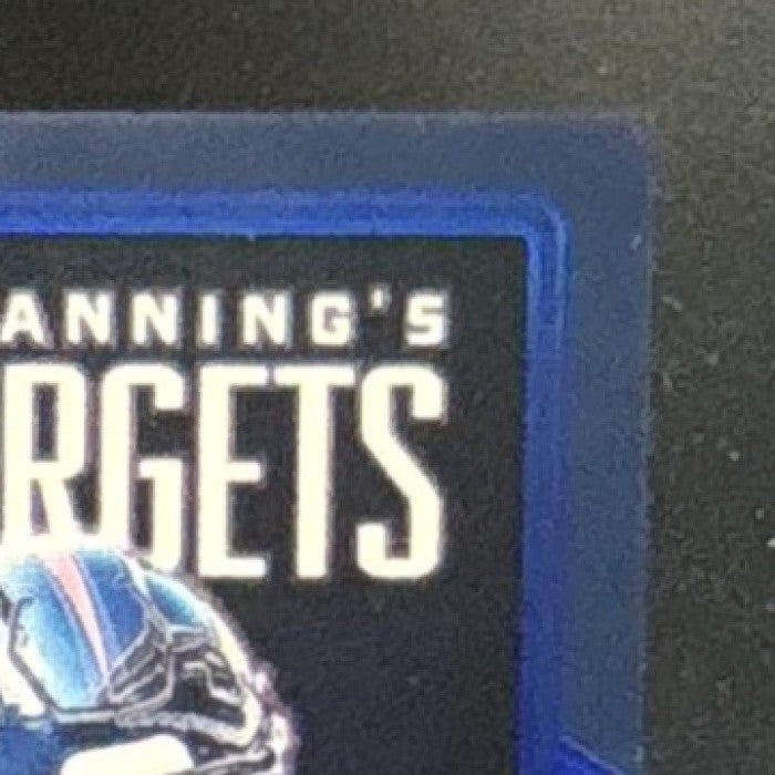 2016 Donruss Optic Wes Welker Peyton Manning Top Targets Blue /149 #8 Broncos