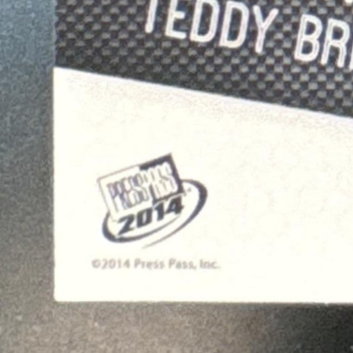 2014 Press Pass Teddy Bridgewater Auto Silver #PPS-TB