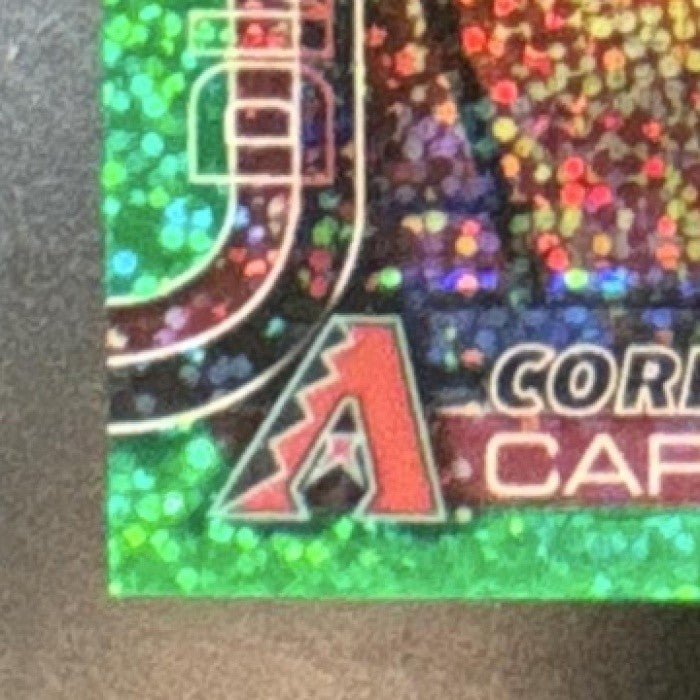2025 Topps Chrome Corbin Carroll Image Variation Green Speckle /99 #268 Arizona