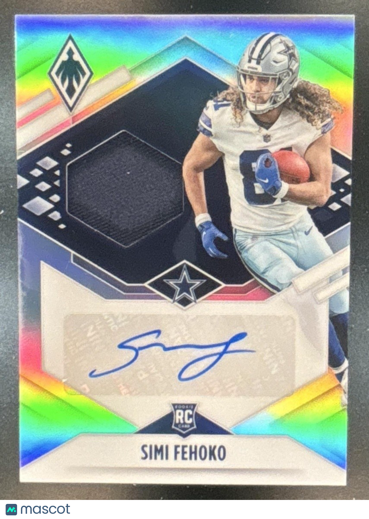 2021 Panini Phoenix Simi Fehoko RPS Auto Jersey /299 #RJA-SFE RC Dallas Cowboys