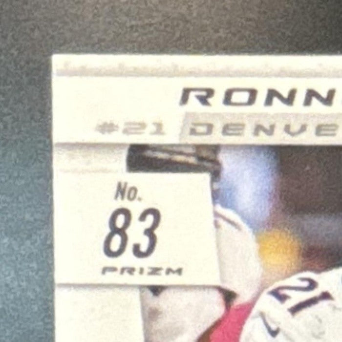 2013 Panini Prizm Ronnie Hillman Prizms Camo #83 Denver Broncos