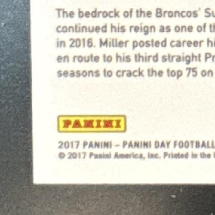 2017 Panini Day Von Miller (Scope / Circles) Pyramids /5 #2 Denver Broncos