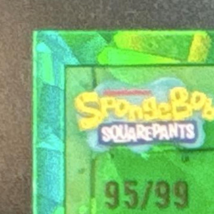 2025 Topps Chrome Sapphire SpongeBob Sapphire Exactly As You Do Green /99 #194