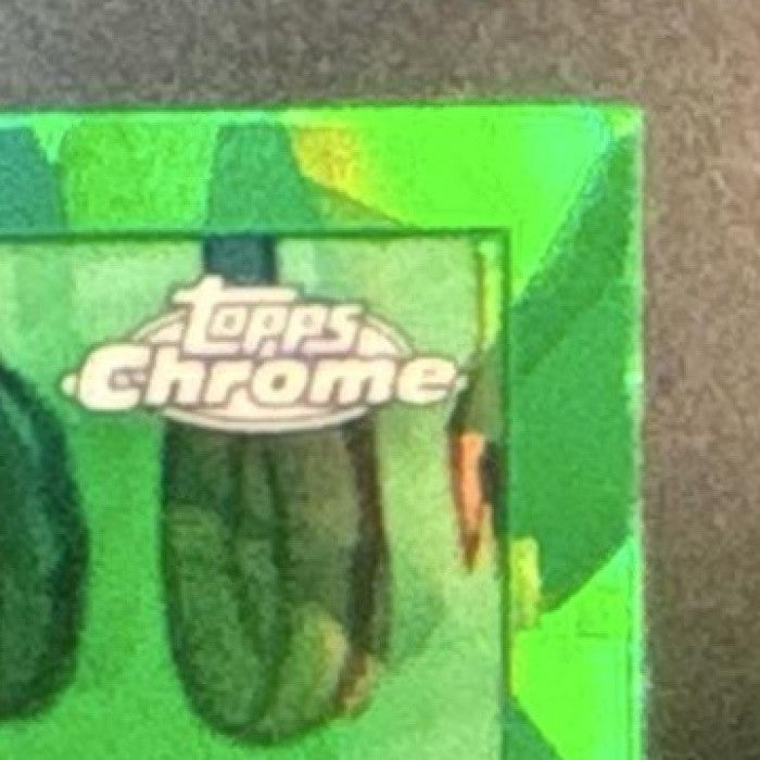 2025 Topps Chrome Sapphire SpongeBob Sapphire Exactly As You Do Green /99 #194