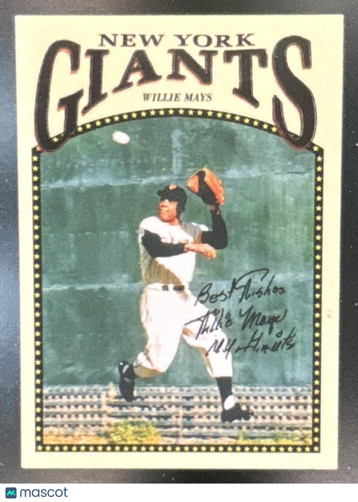 2020 Topps Project Willie Mays #218 New York Giants