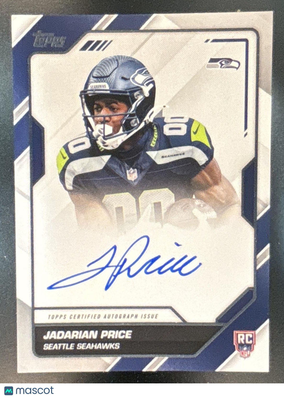2026 Topps Jadarian Price First Signatures #FFS-JP RC Auto Seattle Seahawks