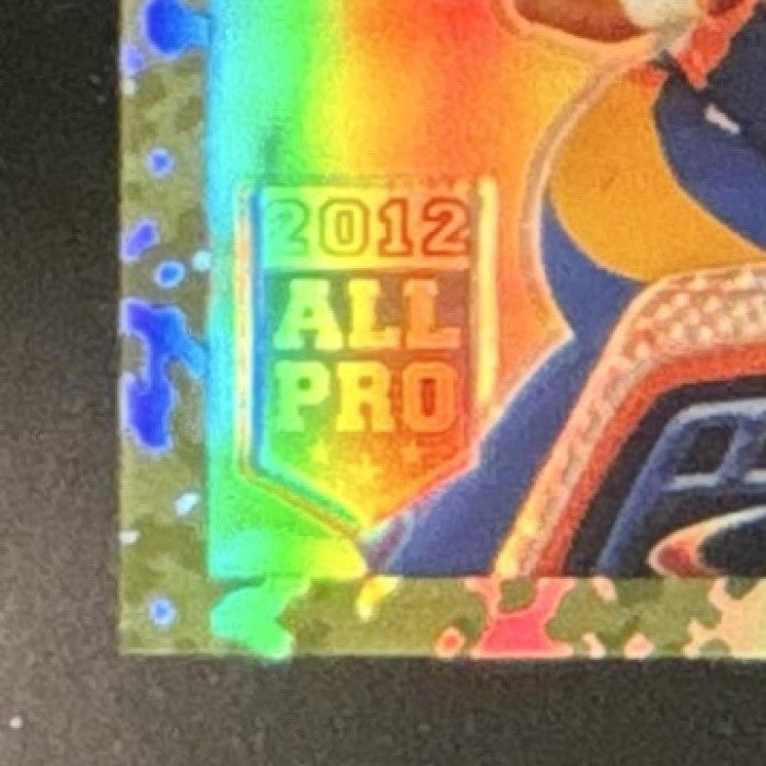 2013 Topps Chrome Von Miller Camo Refractor /499 #69 Denver Broncos
