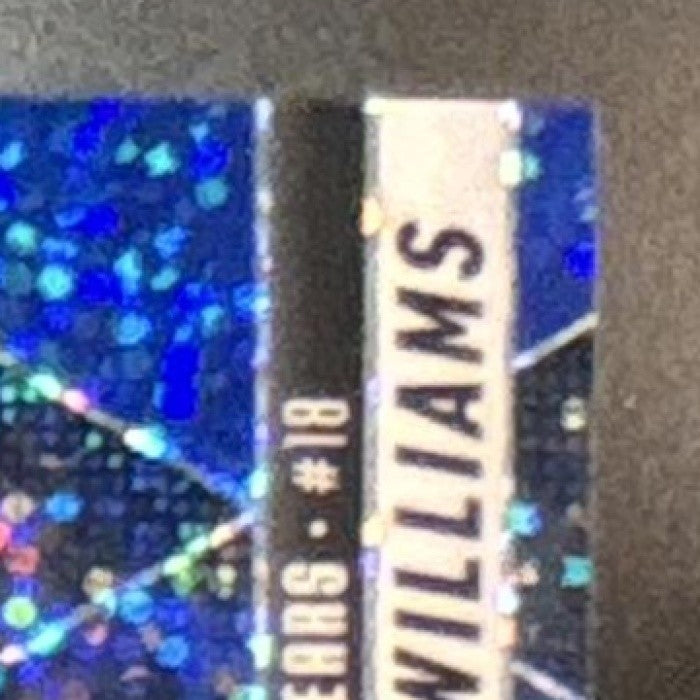 2025 Mosaic Caleb Williams International Games Blue Sparkle /96 #253 Bears