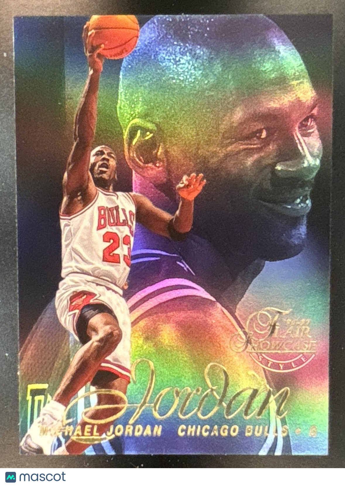 1996-97 Fleer Flair Showcase Michael Jordan Row 2 Style #23 Chicago Bulls