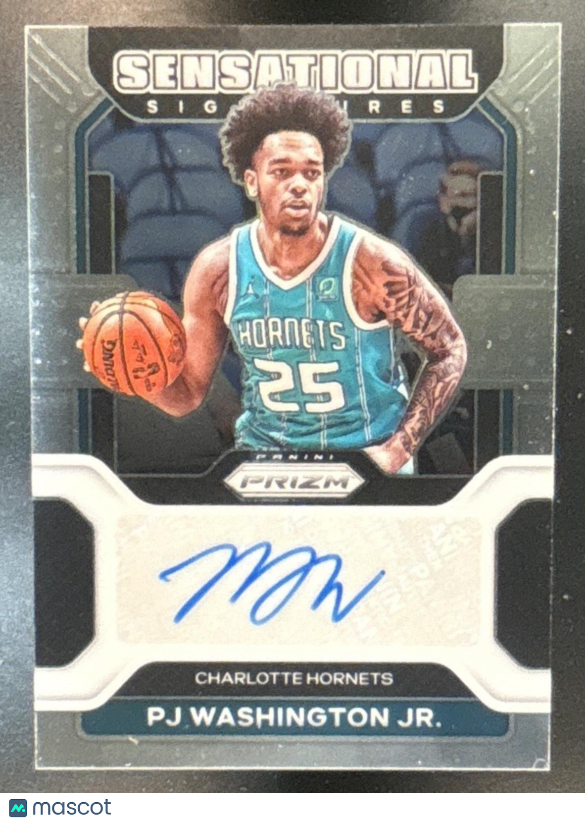 2021-22 Panini Prizm PJ Washington Jr. Sensational Signatures Auto Hornets