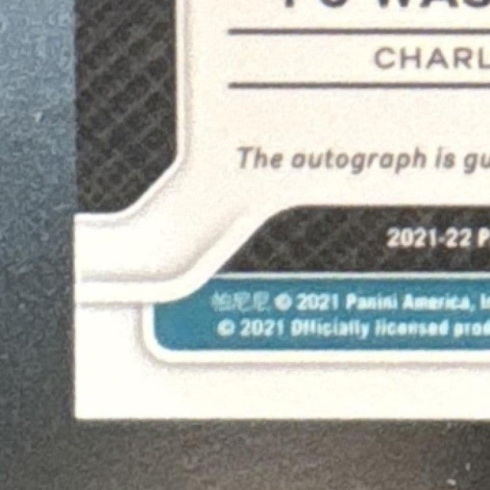 2021-22 Panini Prizm PJ Washington Jr. Sensational Signatures Auto Hornets
