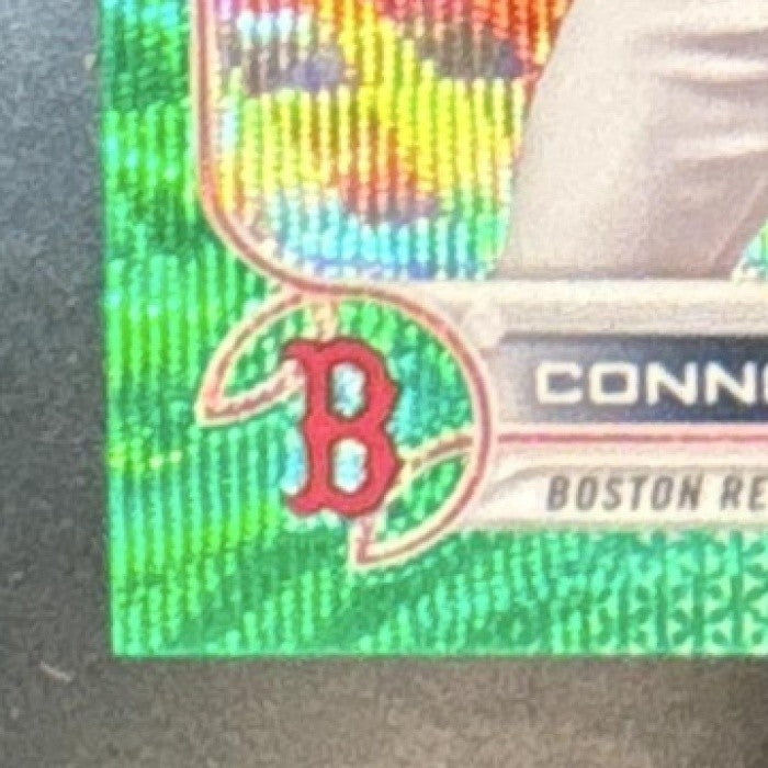 2022 Topps Chrome Sonic Connor Wong Green Pulse /99 #39 RC Boston Red Sox