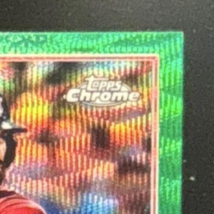 2022 Topps Chrome Sonic Connor Wong Green Pulse /99 #39 RC Boston Red Sox