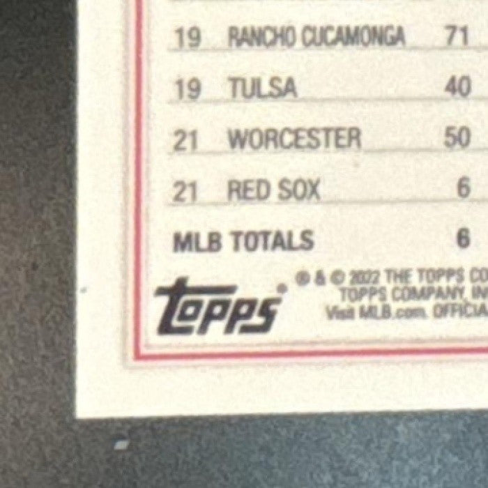 2022 Topps Chrome Sonic Connor Wong Green Pulse /99 #39 RC Boston Red Sox