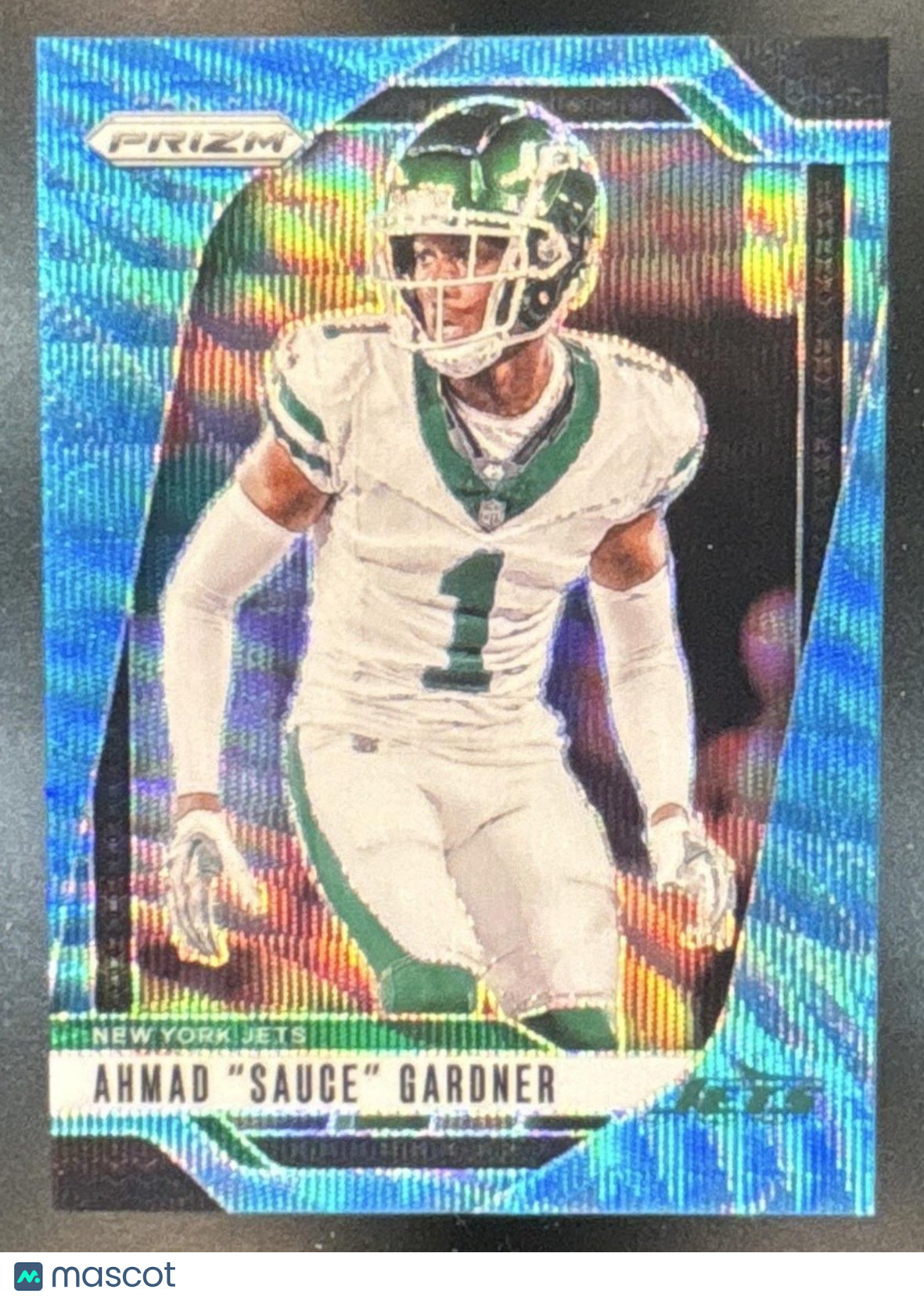 2024 Panini Prizm Ahmad "Sauce" Gardner Blue Wave /230 #226 New York Jets