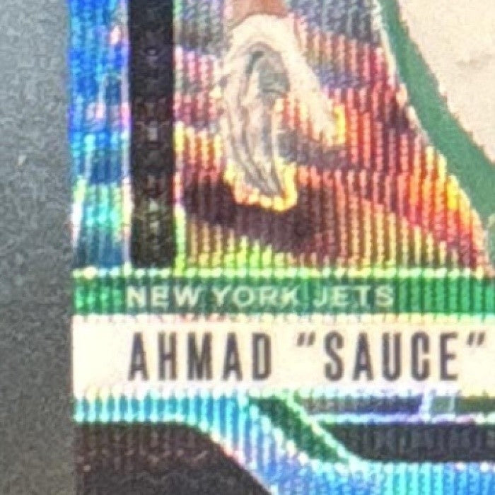 2024 Panini Prizm Ahmad "Sauce" Gardner Blue Wave /230 #226 New York Jets