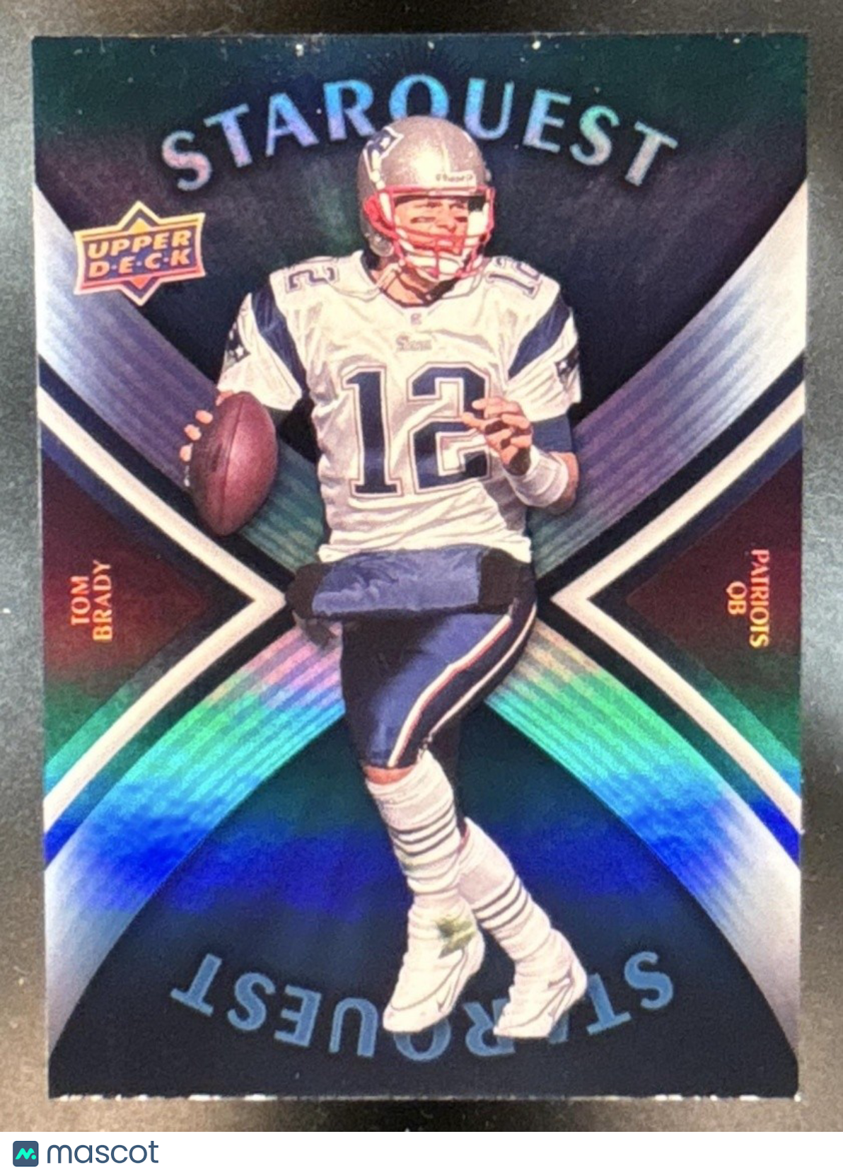 2008 Upper Deck Tom Brady StarQuest Rainbow Blue #SQ29 New England Patriots