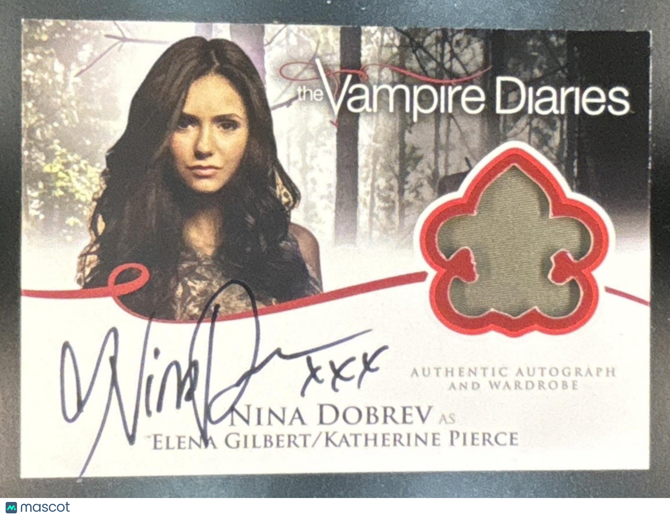 2013 Cryptozoic The Vampire Diaries Autographed Wardrobes #A1 Nina Dobrev Auto