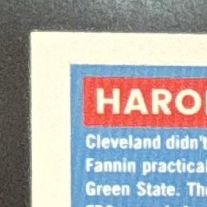2025 Panini Donruss Harold Fannin Jr. Auto Orange #373 RC Cleveland Browns