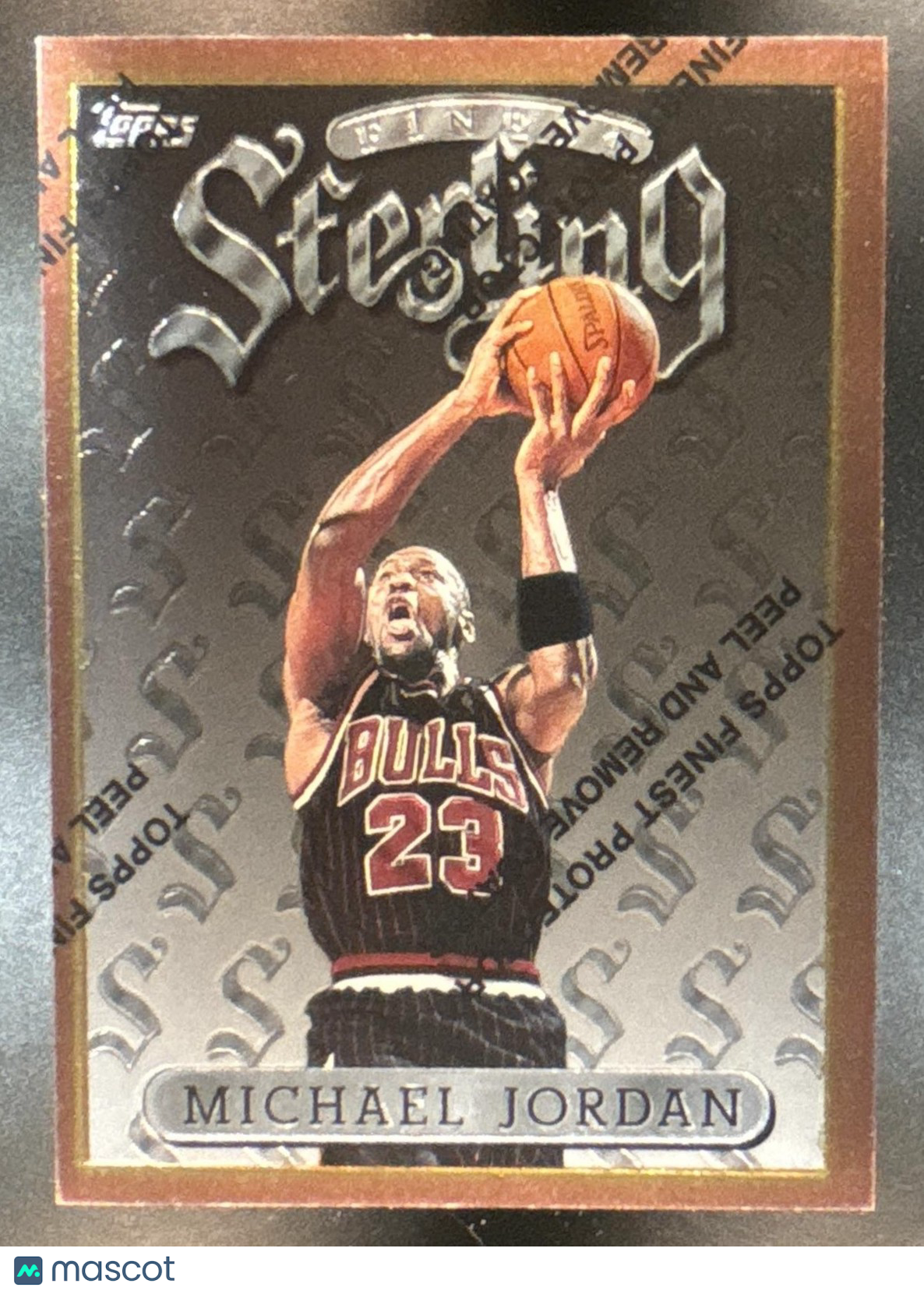 1996-97 Topps Finest Michael Jordan Bronze #50 Bulls
