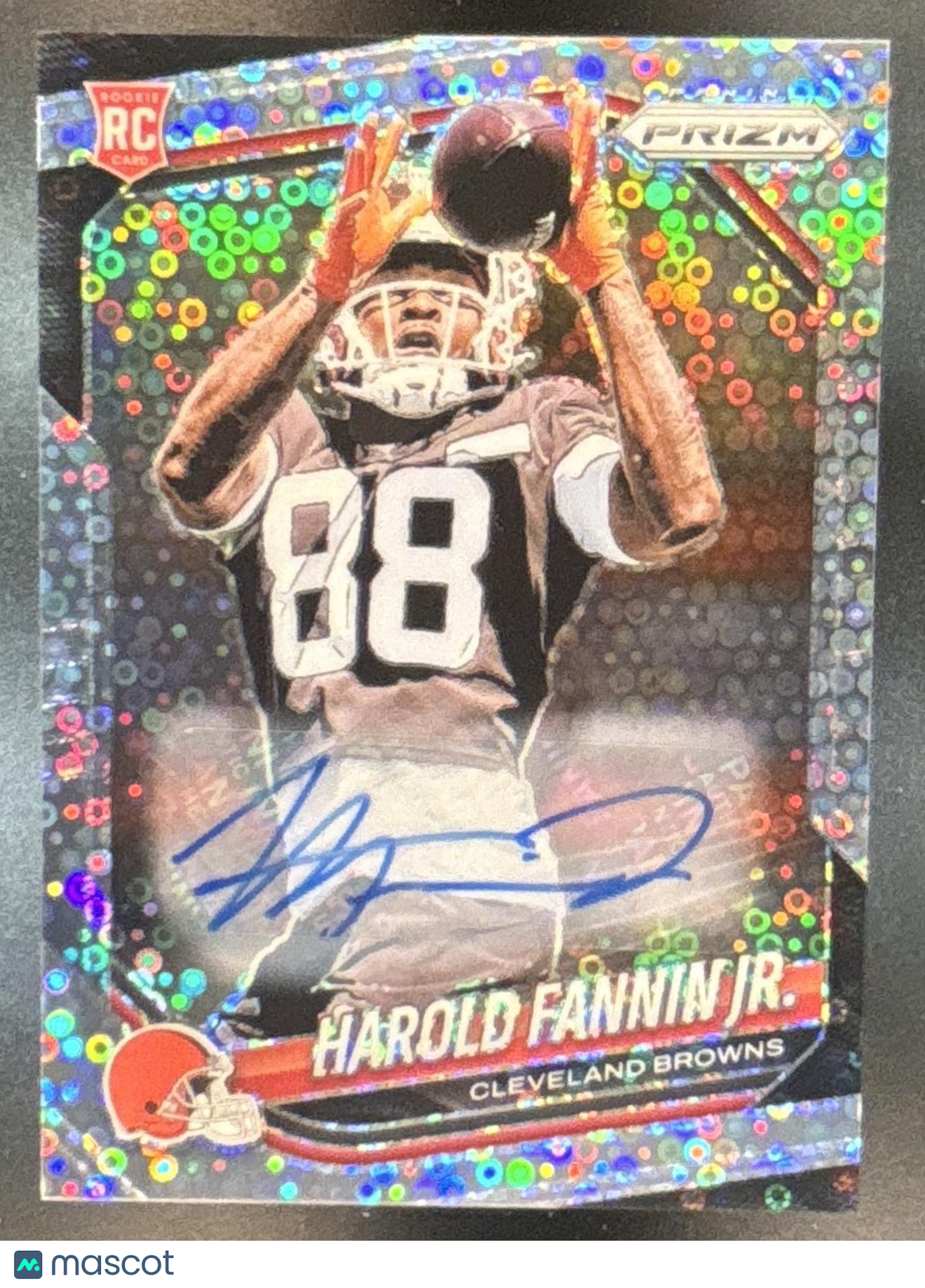 2025 Panini Prizm Harold Fannin Jr. Auto No Huddle #399 RC Cleveland Browns