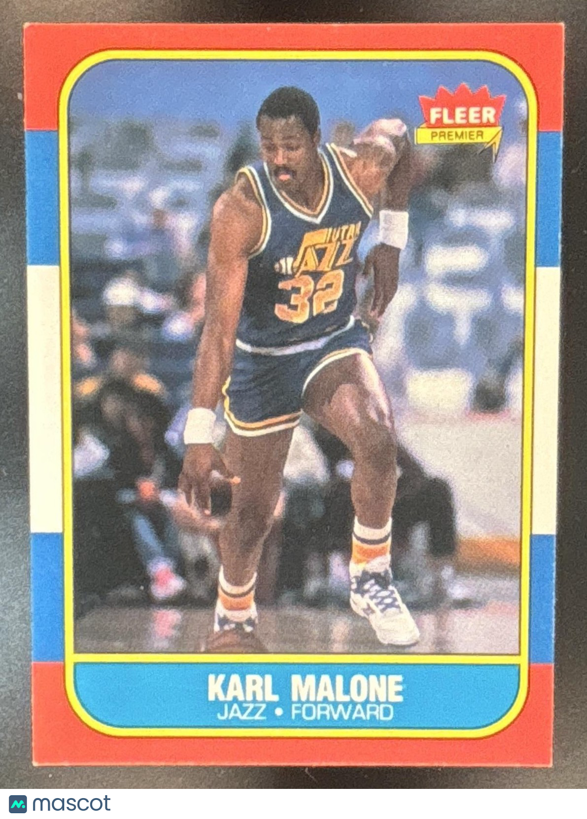 1986-87 Fleer Karl Malone #68 RC Utah Jazz